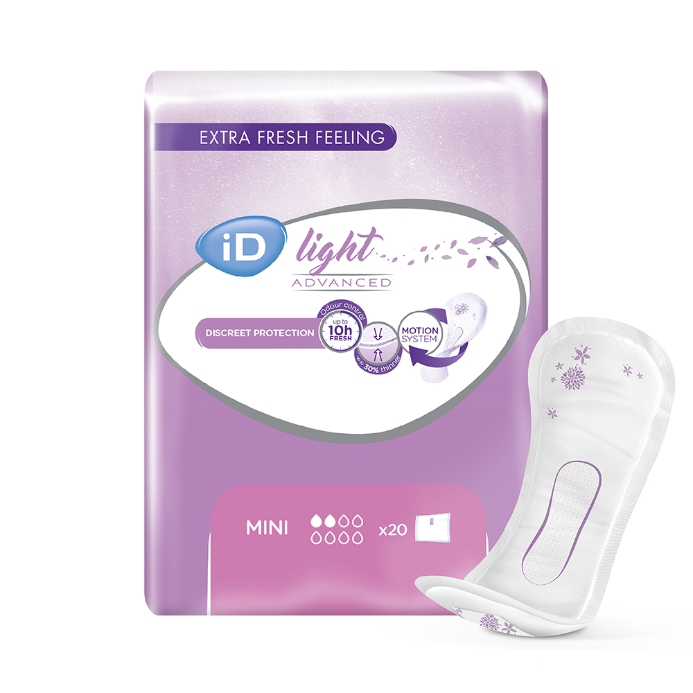 Compresa ID light Super para pérdidas de orina, Ontex