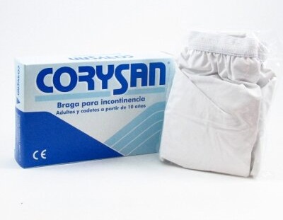 embalaje de braga para incontinencia corysan