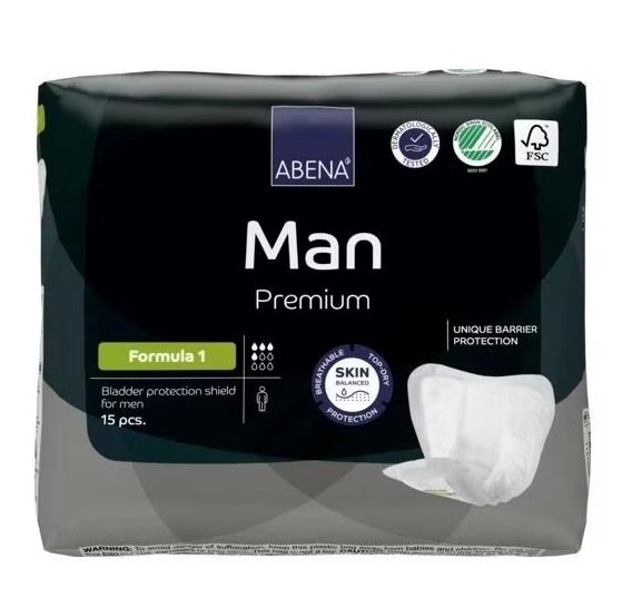 AMD Men Compresas de incontinencia para hombre - 20 unds, AMD